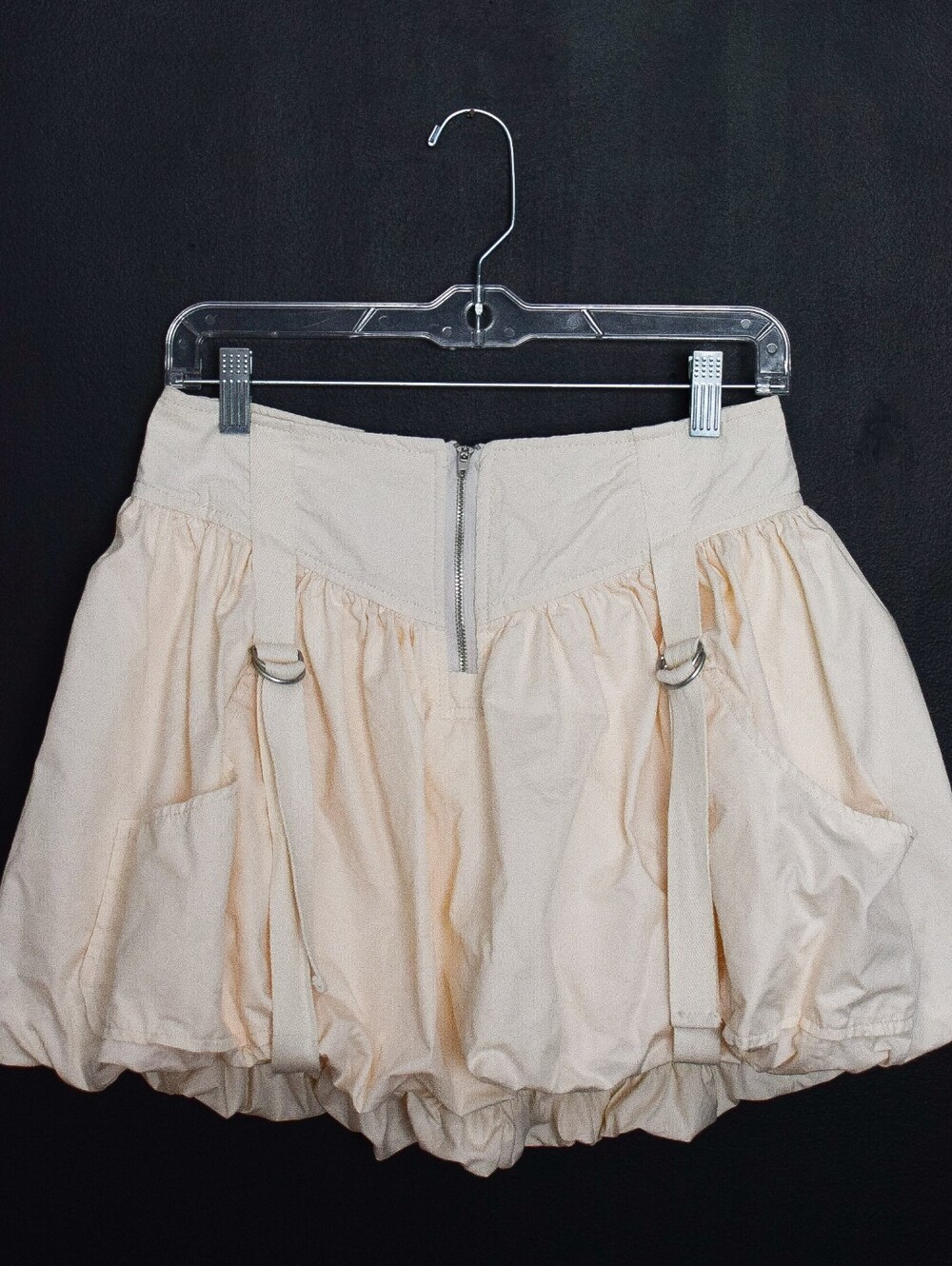 Urban Outfitters Myra Drop Waist Bubble Hem Mini Skirt Pink Sz S Indie Festival - Picture 4 of 10
